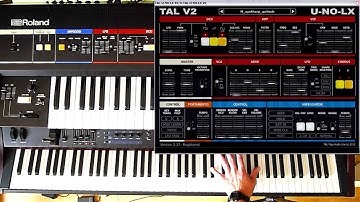 Roland Juno- 6/60 vs TAL U-NO-LX v2.27