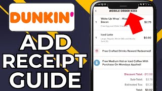 HOW TO ADD RECEIPT TO DUNKIN APP (2026)