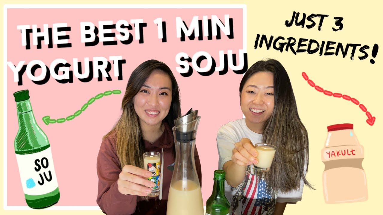 THE BEST YOGURT SOJU RECIPE IN JUST 1 MINUTE YouTube