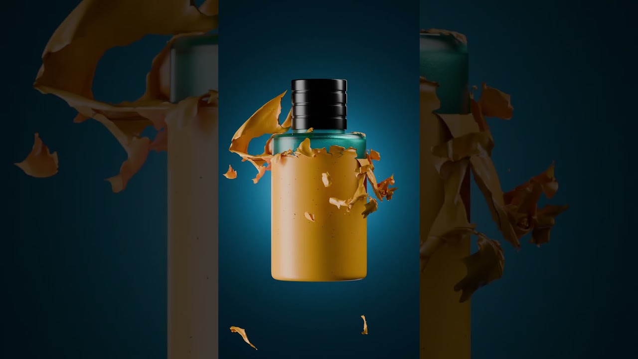 Peel off effect product animation 