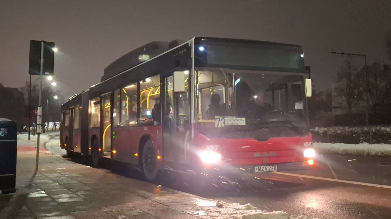 (VVT AP) MAN A23 Lion's City G NG273 LPG #4641 / Vilnius, Lithuania /