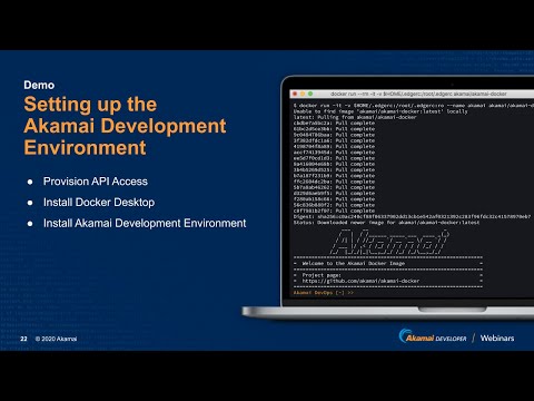 Setting up an Akamai Development environment using Docker