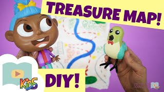 How to Paint a Treasure Map: Step by Step Craft Ideas for Kids