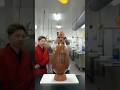 Cut the giant chocolate egg