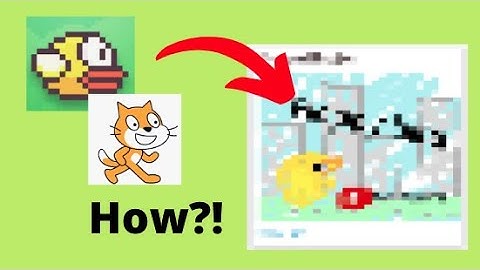 I remade flappy bird on Scratch!
