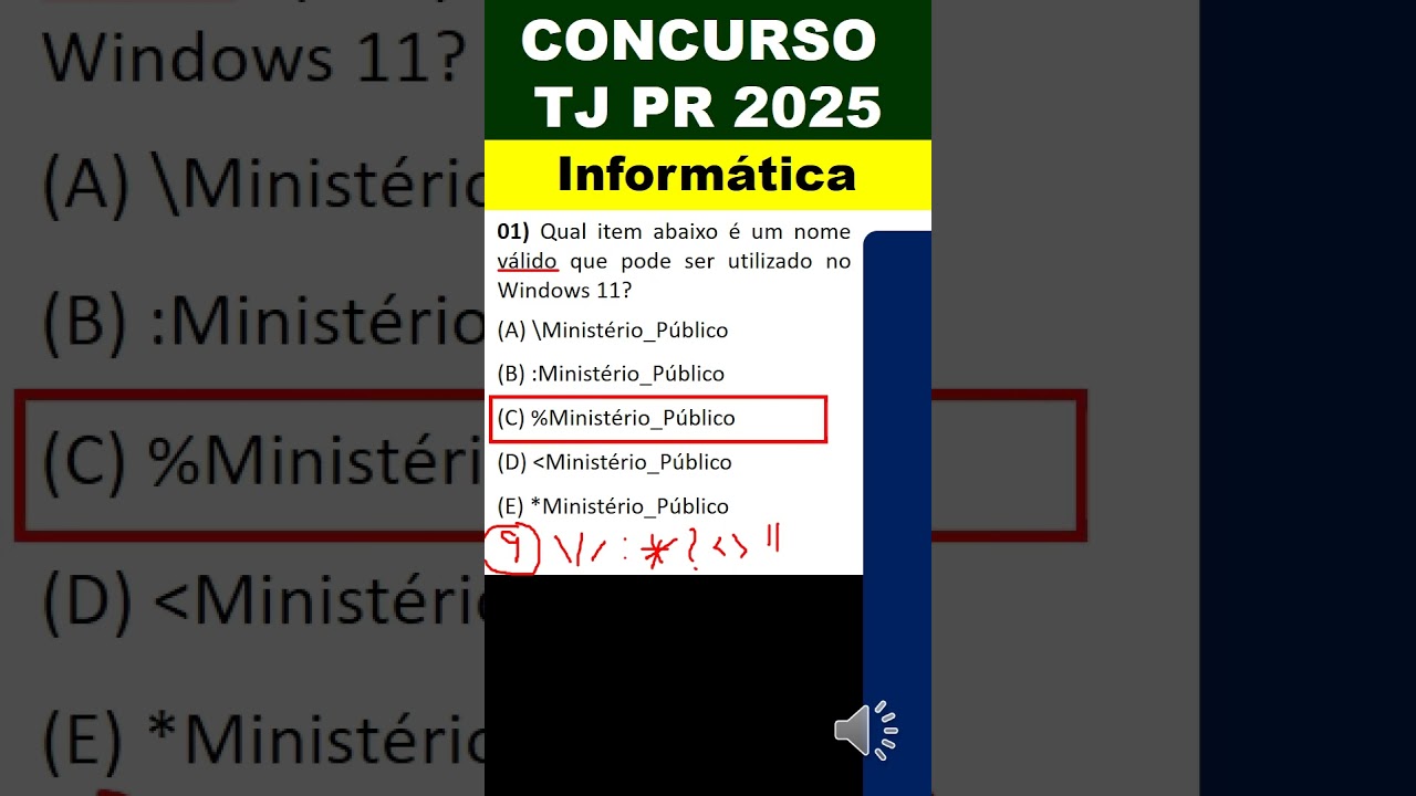 Shorts 2 - Concurso TJ PR 2025 | Instituto AOCP Informática 2025 #tjpr #tjpr2025 #institutoaocp