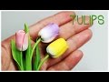 polymer clay Tulips TUTORIAL (Mother's Day project)