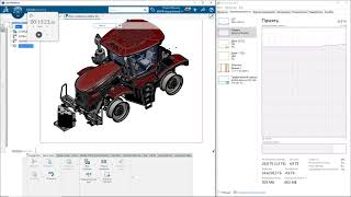 Demonstration of creating views in 3DExperience Drafting for a large assembly with various settings