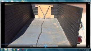 Unloading a utility trailer with ease