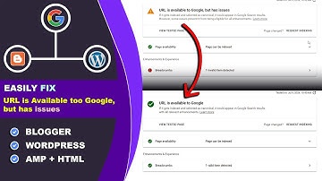 🔍URL is Available to Google, but has Issue - Blogger | WordPress | AMP | Breadcrumbs