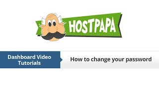 Hostpapa Dashboard How To Change Your Pword
