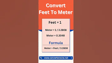 Convert Feet To Meter 