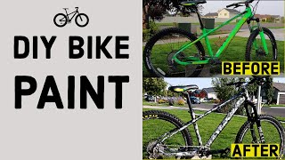 I painted a bike frame and love it | Custom Painted MTB | Part 1