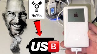 Using USB to charge a 3rd Generation iPod Classic (FireWire only model) -  YouTube