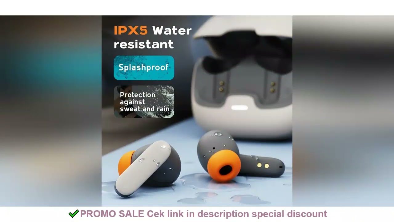 5.4 Bluetooth TWS Wireless Bluetooth Earphones Ultra-low Latency Dual Microphone ENC Noise Cancellin