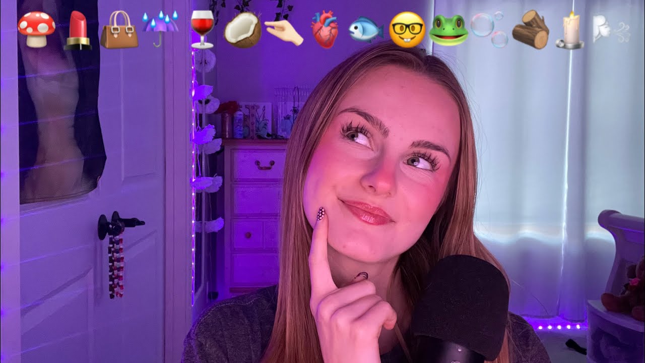 Asmr emoji challenge!