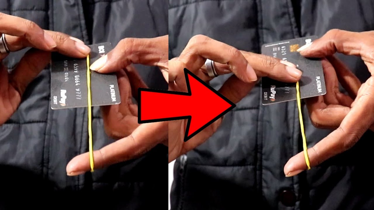 One Of The Best Rubber Band MAGIC TRICK magic YouTube