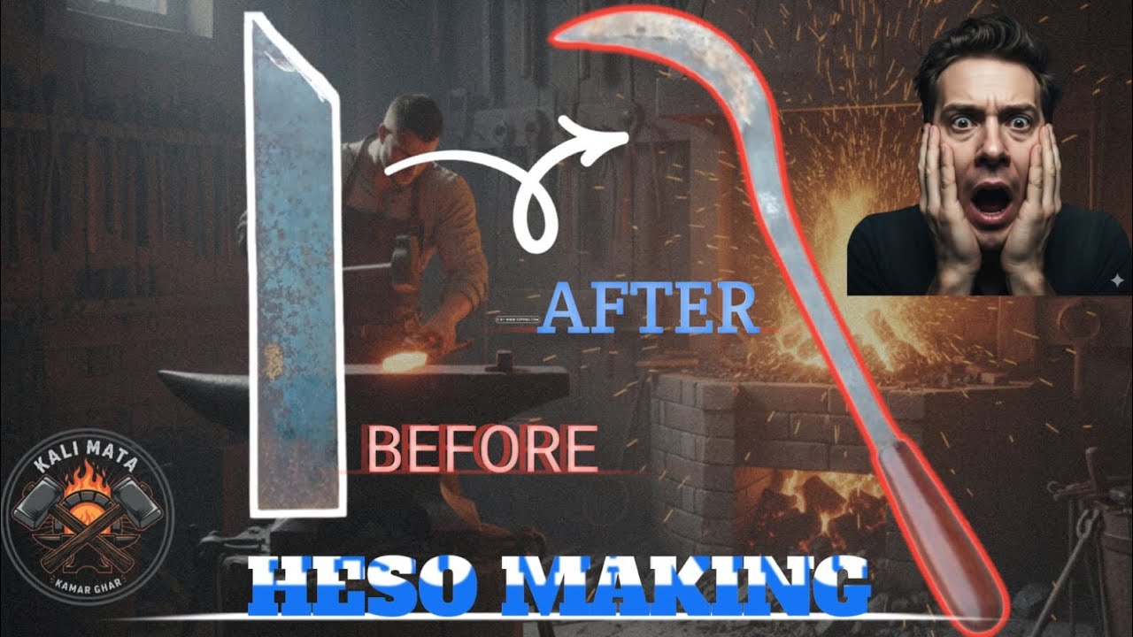 HESO MAKING — Incredible Before & After Forge Transformation! ||KALI ...