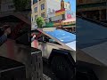 Tesla Cybertruck Driver Uses Bus Stop as Parking Space