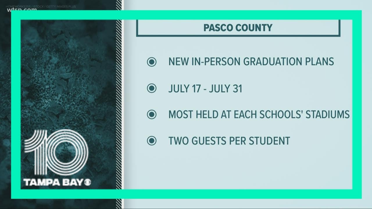 Pasco County announces new graduation plan, other events YouTube