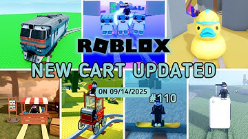 Roblox | Create a Cart Ride | New Carts Updated on 09/13/2025 #110