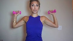 5 minute arm workout- get long, lean, toned arms 