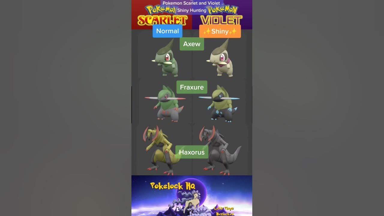 #shorts Never Miss A ✨Shiny Pokémon✨ Again Part 75 Axew Fraxure Haxorus
