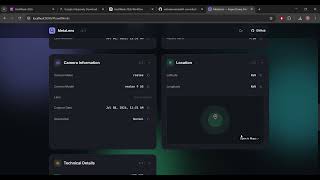 video proof of meta data inspector screenshot 2