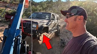 A NEW Face Helps Rescue A 3 Legged Jeep Broken In The Middle Of Nowhere!