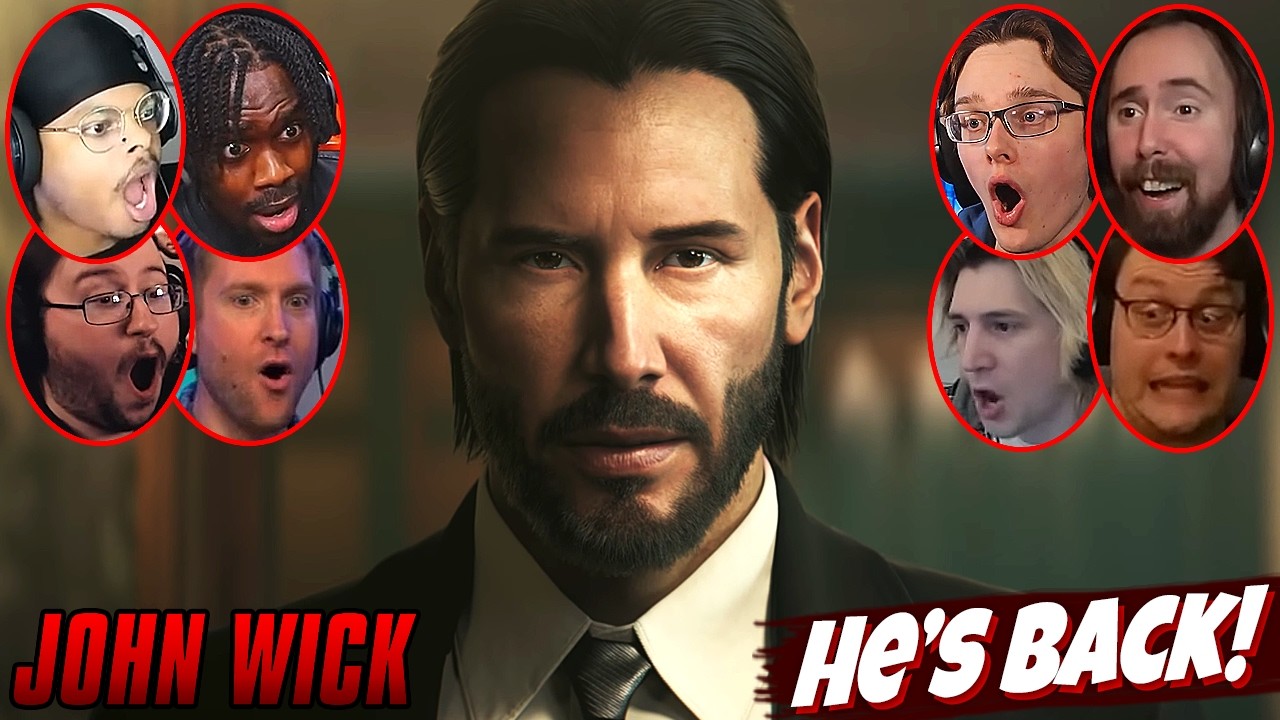 Streamers React To the NEW John Wick Game | TRAILER