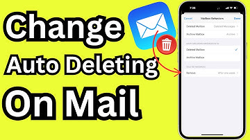 How to Change interval for auto deleting items in the bin on iPhone Mail App
