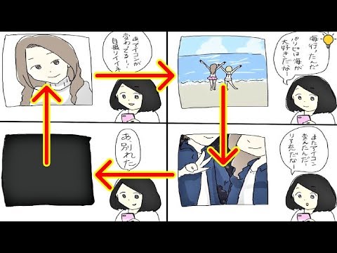 【共感】女子のＬＩＮＥあるある４選！腹筋崩壊！実はヤバすぎるとんでもないSNSの実態！イラスト漫画に吹いたら負け【衝撃】