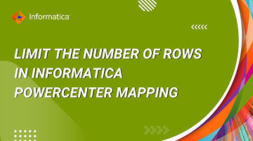 How to Limit the Number of Rows in Informatica PowerCenter Mapping