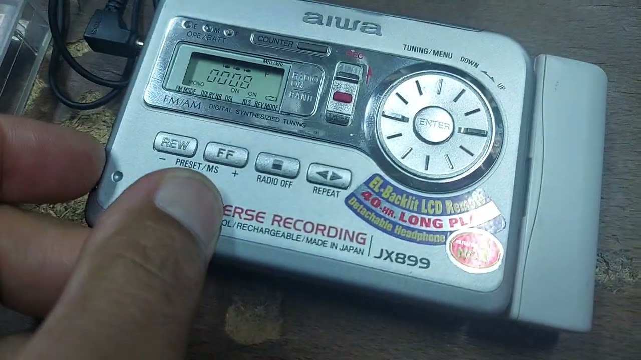 aiwa jx899 walkman test video ( for sale on etsy) - YouTube