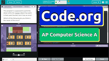 Code.org Lesson 9.2 Loops | Tutorial with Answers | Unit 1 Computer Science A (CSA)