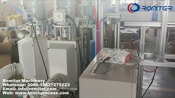 Automatic Paint Roller Cover Cutting Machine with Combing Chamfering Line
