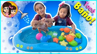 BAÑAMOS A LUQUITAS | Las Leoncitas Kids