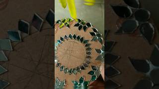 new mosaic art | mirror art ideas shortvideo youtubeshorts carfteraditi