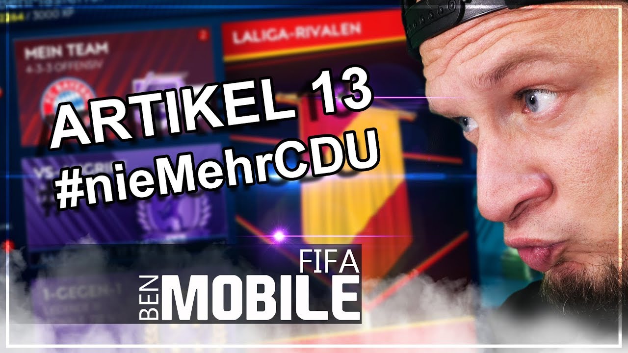 mit FIFA MOBILE gegen ARTIKEL 13 