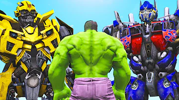 Can Optimus Prime beat the Hulk?