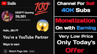 YouTube Channel For Sale | Monetized YoutTube Channel For Sale | Sale And Buy Youtube Channels ?