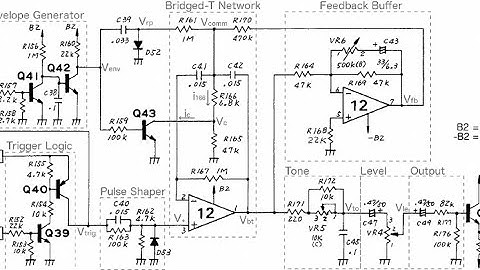 How to make a TR808 analog kick drum circuit