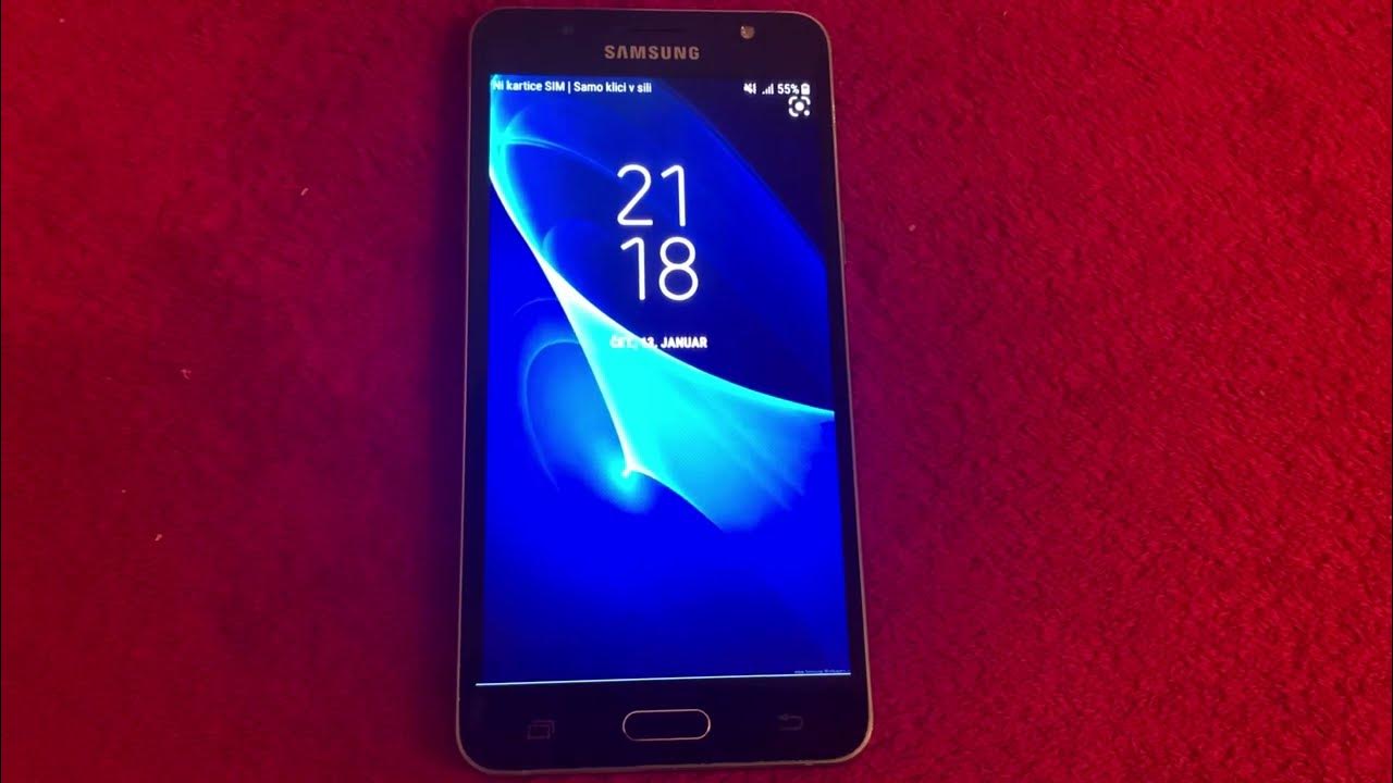 Samsung Galaxy J56 OFF/ON - YouTube