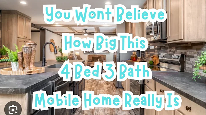 You Won’t Believe How Big This 4 Bed 3 Bath Mobile Home Really Is! 