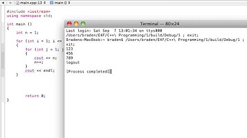 How to make an identity matrix using nested For Loops (C++ programming tutorial)