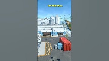 OutSide Smokes From Spawn On Nuke Must To Learn #shorts #cs2