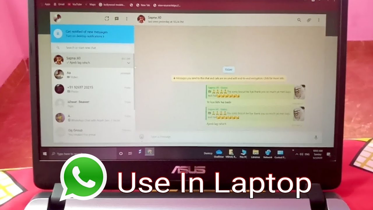 download whatsapp on laptop without phone