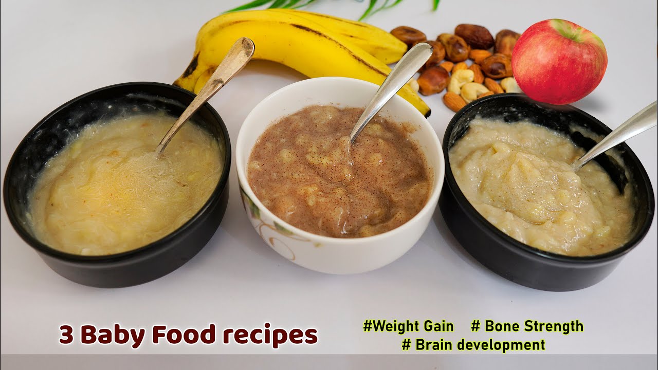 3 Baby Foods For Weight Gain Bone Strength Brain Development For 8 