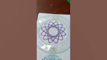 How many rotation in this video? #shorts #037 #spirograph #satisfying  #asmr #art #awesome