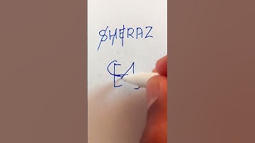 Sheraz Name Logo #abdulqabizofficial #graphicdesigner #logomaker